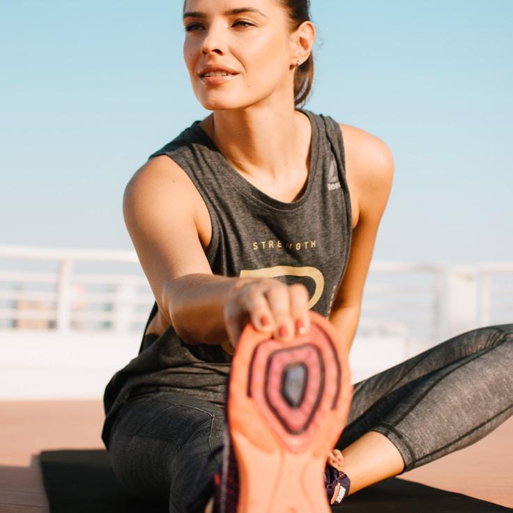 Group fitness class in a modern studio environment